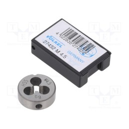1 pcs x Vu00d6LKEL - 27432 - Threading die, high speed steel stal szybkotnąca HSS, M4,5