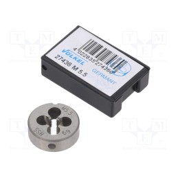 1 pcs x Vu00d6LKEL - 27436 - Threading die, high speed steel stal szybkotnąca HSS, M5,5, 0.9