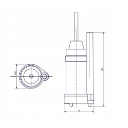 Comet 1 submersible water pump 1 bar 20l pump