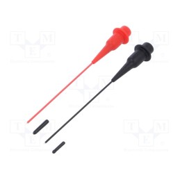 1 set x CLIFF - FCR19509BR - Probe tip, 10A, 1kV, red and black, Socket size: 4mm