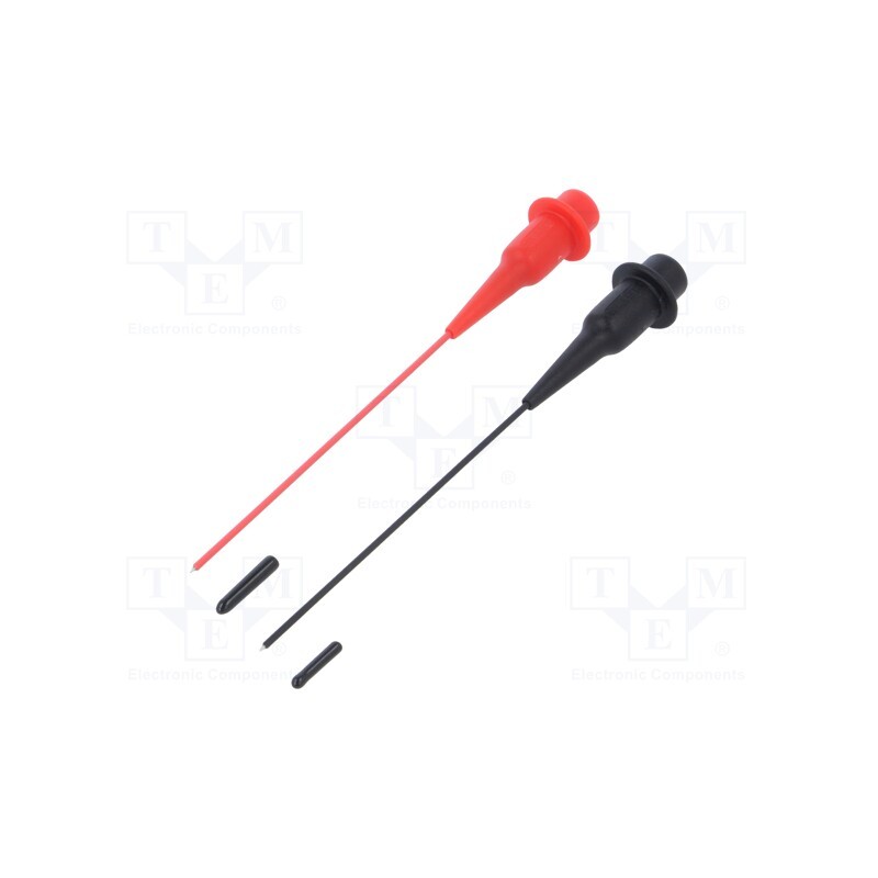 1 set x CLIFF - FCR19509BR - Probe tip, 10A, 1kV, red and black, Socket size: 4mm