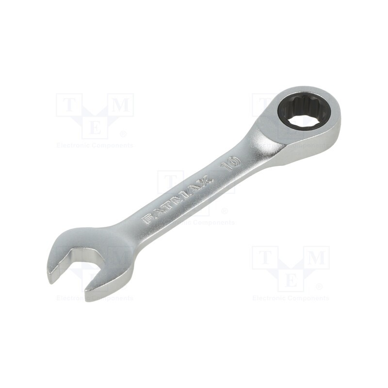 1 pcs x STANLEY - FMMT13098-0 - Wrench, combination spanner,with ratchet, 10mm, short, FATMAX®