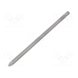 1 pcs x WIHA - 22510 - Screwdriver bit, Phillips, PH2, Overall len: 150mm, PROFESSIONAL