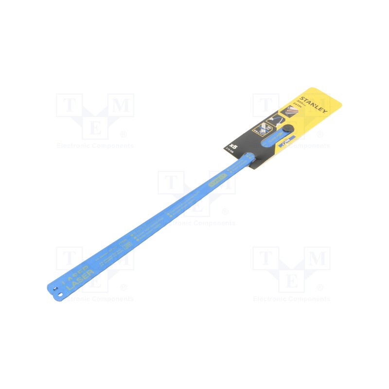 1 pcg x STANLEY - 2-15-558 - Hacksaw blade, metal, 300mm, 24teeth/inch, LASER, 5pcs.