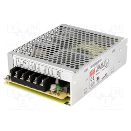 1 pcs x MEAN WELL - RS-75-12 - Power supply: switched-mode, for building in,modular, 75W, 12VDC