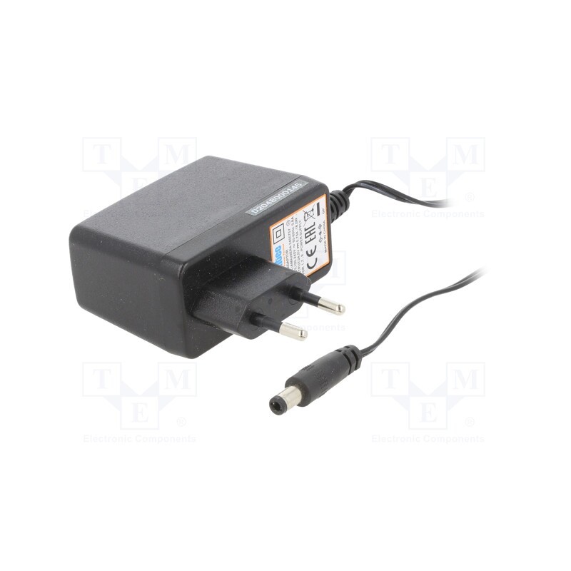 1 pcs x AIMTEC - AMA24ER4-240075Y - Power supply: switched-mode, plug, 24VDC, 0.75A, 18W, Plug: EU, 85%