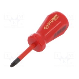 1 pcs x C.K - T48343-2 - Screwdriver, insulated,slim, Pozidriv®, PZ2, Blade length: 46mm