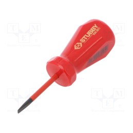 1 pcs x C.K - T48344-040 - Screwdriver, insulated,slim, slot, SL 4, Blade length: 46mm, 1kVAC