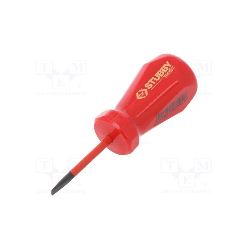1 pcs x C.K - T48344-040 - Screwdriver, insulated,slim, slot, SL 4, Blade length: 46mm, 1kVAC