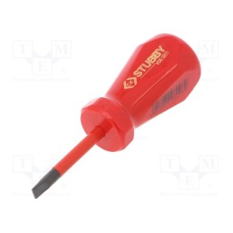 1 pcs x C.K - T48344-055 - Screwdriver, insulated,slim, slot, SL 5, Blade length: 46mm, 1kVAC