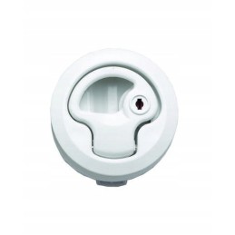 White PVC bottom lift with a lock for a yacht boat