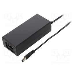 1 pcs x ESPE - E6012C8-2555+OP - Power supply: switched-mode, 12VDC, 5A, Out: 5,5/2,5, 60W, desktop