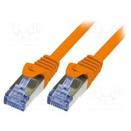 1 pcs x LOGILINK - CQ3078S - Patch cord, S/FTP, 6a, stranded, Cu, LSZH, orange, 5m, 26AWG