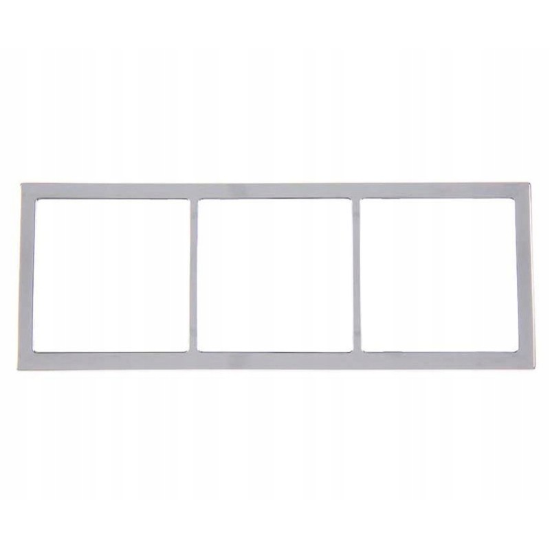 Triple frame for the camper trailer switch socket