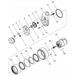 Drive wheel bushing for hangcha trolley cbd15 a2mc1