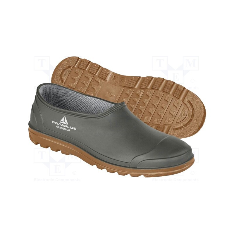 1 set x DELTA PLUS - GARDEOBKA40 - Boots, Size: 40, khaki, PVC, bad weather,slip, GARDEN OB SRA