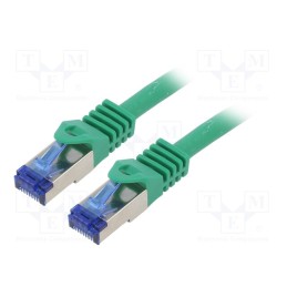 1 pcs x LOGILINK - C6A075S - Patch cord, S/FTP, 6a, stranded, Cu, LSZH, green, 5m, 26AWG, -20÷75°C
