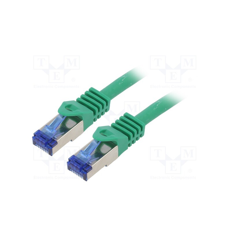 1 pcs x LOGILINK - C6A075S - Patch cord, S/FTP, 6a, stranded, Cu, LSZH, green, 5m, 26AWG, -20÷75°C