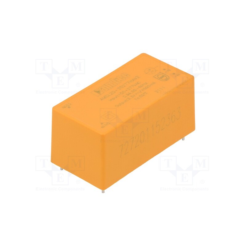 1 pcs x AIMTEC - AMEL20-3S277HAVZ-B - Converter: AC/DC, 15W, 85÷305VAC, Usup: 100÷430VDC, Uout: 3.3VDC