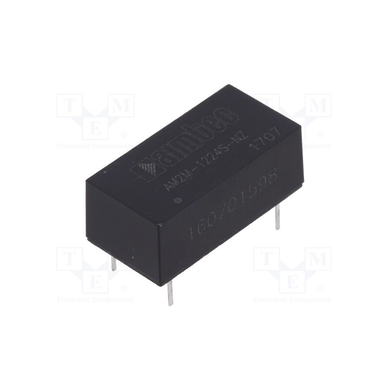 1 pcs x AIMTEC - AM2M-1224S-NZ - Converter: DC/DC, 2W, Uin: 10.8÷13.2V, Uout: 24VDC, Iout: 83mA, DIP14