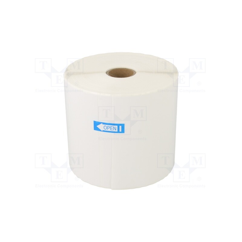 1 rol x QOLTEC - 51881 - Label, white, Character colour: black, QOLTEC-51887