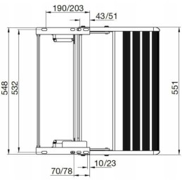 Manual entry step single step 550 thule