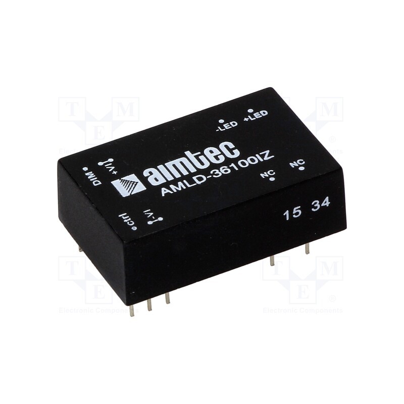 1 pcs x AIMTEC - AMLD-36100IZ - Converter: DC/DC, Uin: 5÷36V, Uout: 2÷32VDC, Iout: 1000mA, DIP24