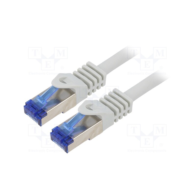 1 pcs x LOGILINK - C6A052S - Patch cord, S/FTP, 6a, stranded, Cu, LSZH, grey, 2m, 26AWG, -20÷75°C