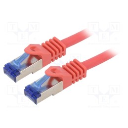 1 pcs x LOGILINK - C6A044S - Patch cord, S/FTP, 6a, stranded, Cu, LSZH, red, 1.5m, 26AWG, -20÷75°C