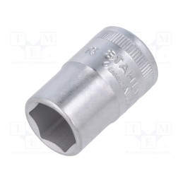 1 pcs x STAHLWILLE - 3030016 - Socket, 6-angles,socket spanner, HEX 16mm, 1/2', 38mm, short