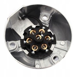7 pin 12v aluminum electrical socket ge7a
