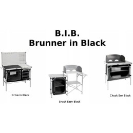 Brunner drive foldable travel cabinet in black