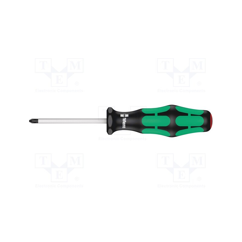 1 pcs x WERA - 5008750001 - Screwdriver, Phillips, assisted with a key, PH0