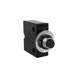 1 pcs : CLB-103-11B3A-B-A - Circuit Breakers 1-pole, Push-To-Reset Button, 125-250 VAC/ 32 VDC 10 amp circuit breaker, interrupt