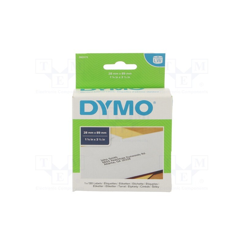 1 pcs x DYMO - 1983173 - Label, 28mm, 89mm, white