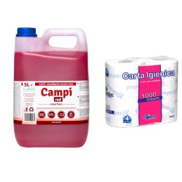 Campi red tourist toilet fluid, 5l paper