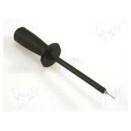 1 pcs x HIRSCHMANN T&M - PRUEF 2610 FT SW - Probe tip, 1A, 1kV, black, Tip diameter: 0.75mm, Socket size: 4mm