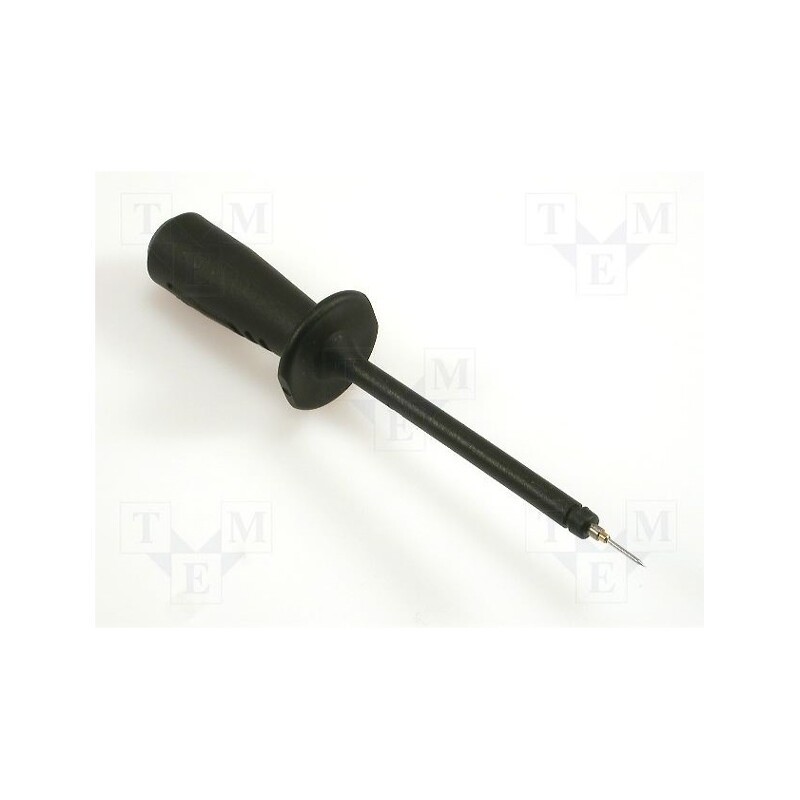 1 pcs x HIRSCHMANN T&M - PRUEF 2610 FT SW - Probe tip, 1A, 1kV, black, Tip diameter: 0.75mm, Socket size: 4mm