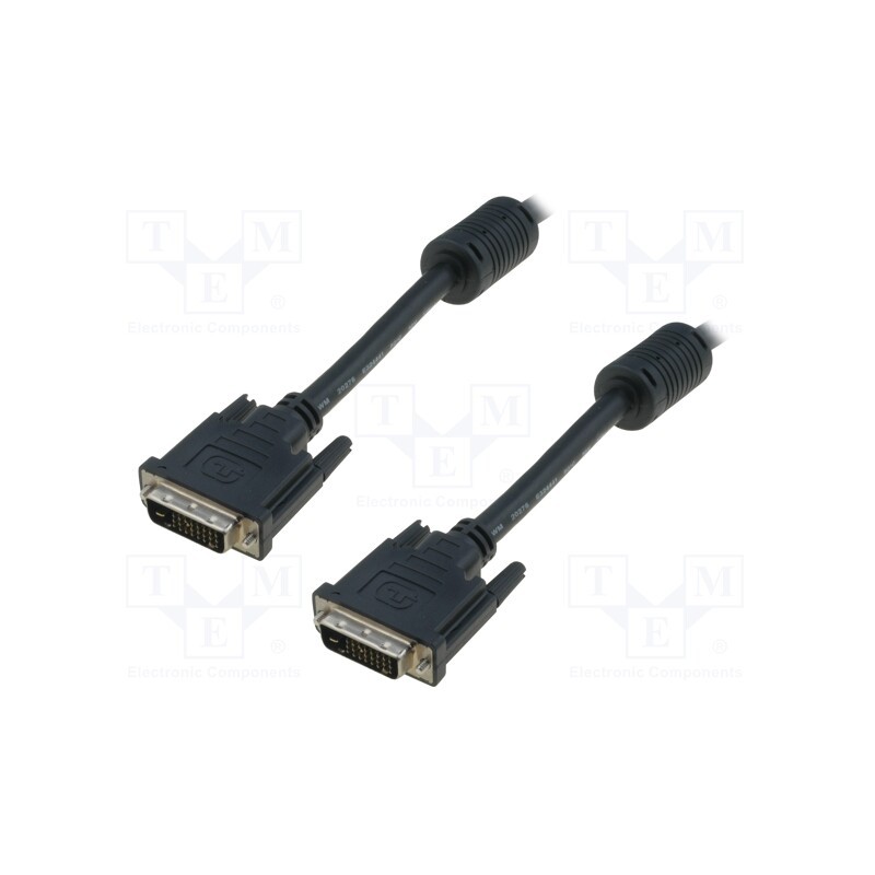 1 pcs x DIGITUS - AK-320101-030-S - Cable, dual link, DVI-D (24+1) plug,both sides, PE, 3m, black
