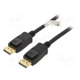1 pcs x Goobay - 49962 - Cable, DisplayPort 1.4,HDCP 2.2, DisplayPort plug,both sides