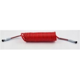 M16 pneum spiral cable, red, 25 turns, fi76