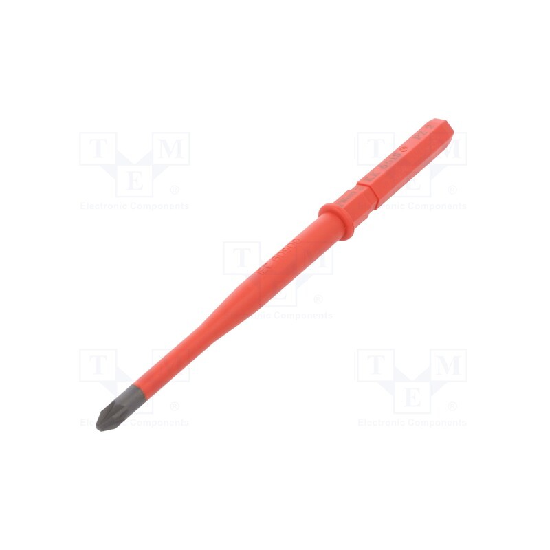 1 pcs x WERA - 5003456001 - Interchangeable blade, Pozidriv®, insulated,slim, PZ2, 154mm