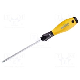 1 pcs x WIHA - 8184 - Screwdriver, Phillips, PH0, ESD, SoftFinish®, Blade length: 60mm