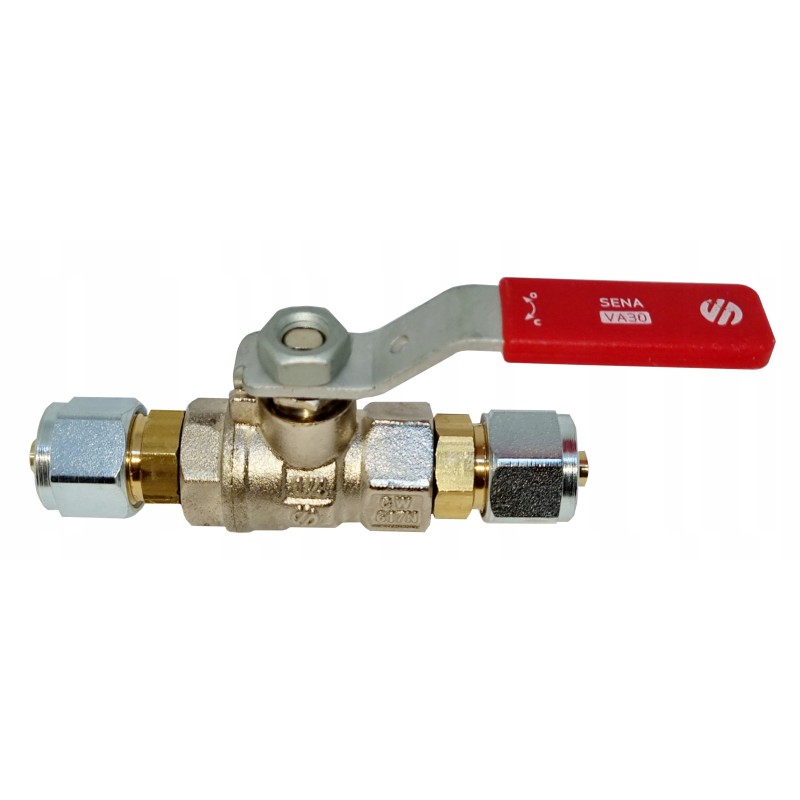 Ball valve for Faro hose 6 mm, camper van
