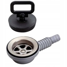 Angled sink drain 20mm 25mm for a motorhome yacht