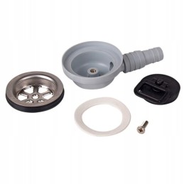 Angled sink drain 20mm 25mm for a motorhome yacht