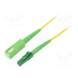 1 pcs x LOGILINK - FPSLS01 - Fiber patch cord, OS2, LC/APC,SC/APC, 1m, Optical fiber: 9/125um