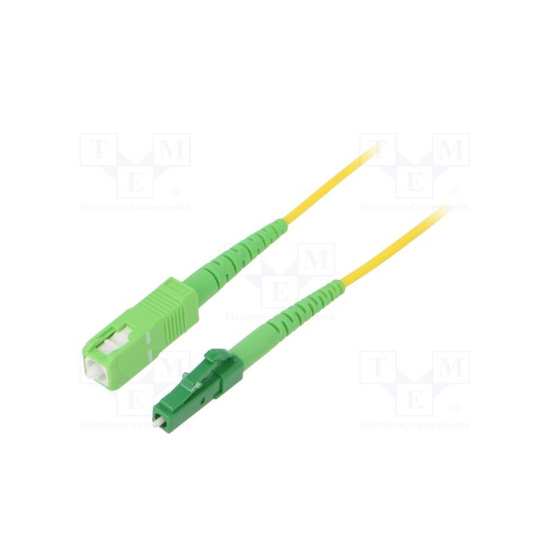 1 pcs x LOGILINK - FPSLS01 - Fiber patch cord, OS2, LC/APC,SC/APC, 1m, Optical fiber: 9/125um