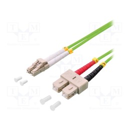 1 pcs x LOGILINK - FP5LS02 - Fiber patch cord, OM5, LC/UPC,SC/UPC, 2m, Optical fiber: 50/125um