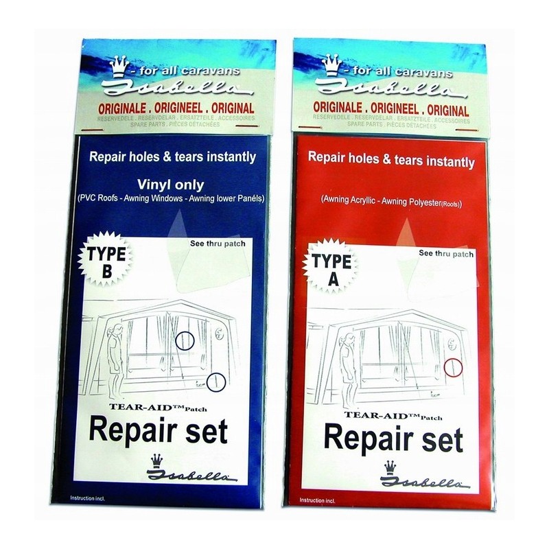 Repair kit for trailer vestibule tape